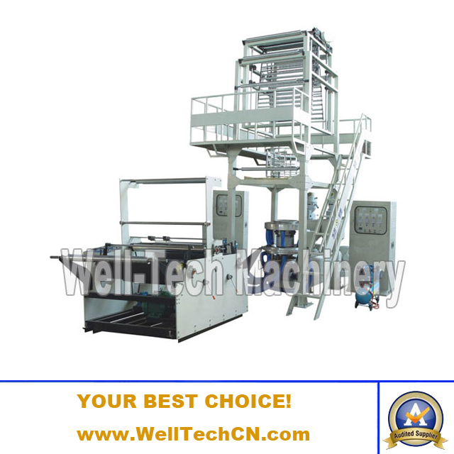 WT-2L Series Double-layer Co-extrusion Rotary Die Film Blowing Machine